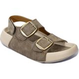 Qramed Orthopedix Çitf Bantlı Tokalı Unisex Spor Sandalet QR25250 - Vizon