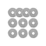 QRevo Curv,QRevo Curv 5A1,Qrevo Curv X,QRevo Curv 2 Pro Roborock ile Uyumlu Robot Süpürge Mikrofiber Mop Bezi Yedek Paspas Seti-10 Adet