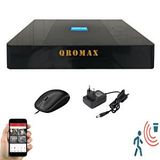 QROMAX 4 Kanal Dvr Kayıt Cihazı 1080p 5mp H265+ Kolay Cepten Izle Sabit Ip Istemez Xmeye