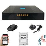 QROMAX 4 Kanal Dvr Kayıt Cihazı 320gb Hdd 1080p 5mp H265+ Kolay Cepten Izle Sabit Ip Istemez Xmeye