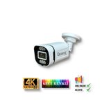 Qromax 4386WS Gece Renkli Gösteren Sesli 6 Warm Ledli 4K Full HD IP Güvenlik Kamerası