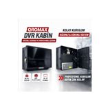 qromax DVR & NVR & Kamera Rack Kabinet ve Monitör Asma Kutusu 1u 19 ''