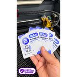 qrstandim NFC iban Kartı 9x9 cm – NFC ve QR Kod Destekli, 5 mm Kalınlık, Kırılmaz Pleksi
