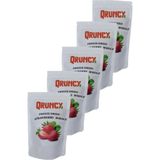Qruncy 5'li Set - Freeze Dry Dilim Çilek (5ADET x 15G) - 75 gr
