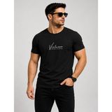 QS Erkek Ithal Oysho Kumaş Tişört Terletmez Kırışmaz - Siyah - 2XL