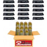 Qstar Hp 285A Muadil Toner 15'Li Paket Ce285A Crg725 Cb436A Cb435A 15 Adet Şişme Poşetli