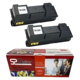 Qstar Kyocera TK350 2'li Ekonomik Paket Garantili Uyumlu Drum Ünitesi FS3040 3140 3540 3640 Muadil Toner - Siyah