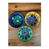 qtahya homes queen of kütahya Dantel kase 15 cm Çini otantik desen 3 Parça el yapımı