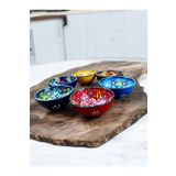 qtahya homes queen of kütahya Dantel Kase Çerezlik 8 Cm Kütahya 6 Parça El Yapımı