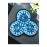 qtahya homes queen of kütahya üçlü Çerezlik Dantel kabartma desen 22 cm