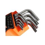 Qtools 9 Parça Çelik Kısa Alyan Takımı Tork Anahtarı Seti Yıldız