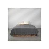 Qua Home Curly Çift Kişilik Battaniye Siyah Gri 200x220 Cm Siyah -Gri