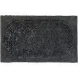 Qua Home Lucia Antrasit Pamuklu Banyo Paspası 60 x 100 cm - Standart