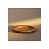 Qua Home Lyla Ceviz Ahşap Dekoratif Tabak 25x25x2.5 Cm