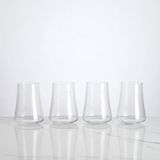 Qua Home Moena 4lü Kristal Meşrubat Bardağı 400 cc - Şeffaf - 400 ml