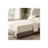 Qua Home Odin 300 Tc Pamuk Saten King Size Çarşaf Ekru 260*280 cm