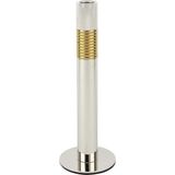 Qua Home Yumi Metal Mumluk Silver Gold 9X26 cm - 1 Adet
