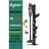 Quacker Dyson Bosch Philips Karcher Samsung Xiaomi Uyumlu Dikey Süpürge Standı| Magnet ve Tetik