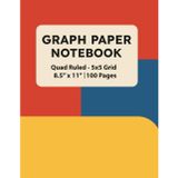 Quad Ruled Graph Paper Notebook: 5x5 Grid | 8.5 x 11 | 100 Pages | Quad Ruled for Math, Science, Engineering & Drawing