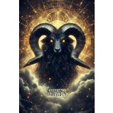 Quaderno a Puntini - Bullet Journal: Segno Zodiacale /Zodiaco Ariete. Aries Zodiac. Copertina flessibile, 70 pagine di alta qualità (90 g/m²), comoda ... i tuoi appunti, lettering, disegni, notebook