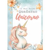 Quaderno a Quadretti Grandi: Il Mio Primo Quaderno Unicorno serie 2: Quaderno f.to A4 con Quadretti Grandi 1 cm per Bambine Scuola Elementare senza Bordi