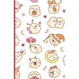 Quaderno a Righe, Formato 13,97 x 21,59 cm, 80 Pagine, Cute Popcorn