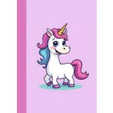 Quaderno da disegno per bambini. Uno sketchbook originale con immagini simpatiche e carine. Unicorno