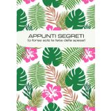Quaderno frasi simpatiche "Appunti segreti (o forse solo la lista della spesa)": Idea regalo quaderno a righe simpatico per amiche