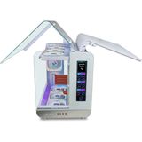 Quadro Eagle QUADRO QX100 EAGLE Gaming Kasa Pencereli Led Ekran Beyaz 9*RGB FAN