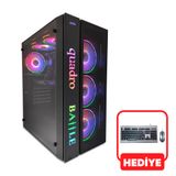 Quadro Intel I5 11400F 2.6 GHZ 16GB RAM 512GB SSD RTX3060 12GB Ekran Kartı FreeDos Gaming Pc (Teşhir Ürünü)