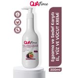 QUAforce Su Bazlı Nemlendirici Egzema S.edef Engelleyici Bakım Kremi Kortizonsuz 300 ml