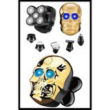 Qualis Shave D3 Skull 5 Kafa Tıraş Makinesi - Altın