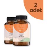 Qualiss Q More 60 Kapsül Vitamin C, Vitamin D, Propolis, Probiyotik, Çinko, Selenyum, Beta Glukan ve Kara Mürver İçeren Bağışıklık Destek - Takviye Edici Gıda 2 kutu*60 Kapsül