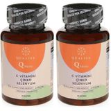 QUALISS Q More 60 Kapsül Vitamin C - Vitamin D, Propolis, Probiyotik, Çinko, Selenyum içeren Takviye Edici Gıda (2 paketi)