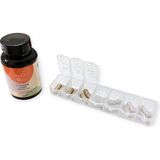 Qualiss Q More Bağışıklık Destek Takviyesi | C Vitamini + Çinko + Selenyum + Propolis + Beta Glukan + Probiyotik | 60 Kapsül + Haftalık Vitamin Hap Kutusu (Set)