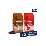 Qualita Rossa, Crema E Aroma Çekirdek Kahve 1 Kg | 2'Li Tanışma Paketi