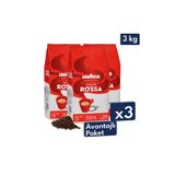 Qualita Rossa Espresso Çekirdek Kahve 1 Kg | 3'Lü Avantajlı Paket