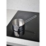 Qualitev 1 Adet 12 Cm Paslanmaz Çelik Kaçerola Sütlük Ve Sosluk 12x6 Cm Mini Yumurta Tavası - Gümüş