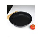 Qualitev 1 Adet Emaye Yuvarlak Fırın Tepsisi 29 cm Tart Kalıbı Kek Tepsi Fırın Kabı 29x5 cm