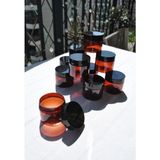 Qualitev 10 Adet 100 ml Amber Pet Kavanoz Krem Takı Seyahat Kavanozu Organizer Plastik 100 cc