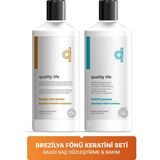 Quality Life Brezilya Fönü Keratini Seti Tuzsuz Şampuan + Brezilya Keratini - Kalıcı Saç Düzleştirici Keratin Bakımı - Brazilian Saç Keratini Sprey Krem