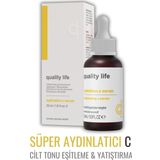 Quality Life C Vitamini Cilt Serumu Aydınlatıcı Cilt Tonu Eşitleyici Canlandırıcı Bakım Serum Askorbik Asit