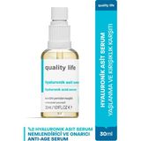 Quality Life Hyaluronic Acid Serum - Yaşlanma Karşıtı Nemlendirici Yenileyici Cilt Serumu Hyaluronik Asit Serum