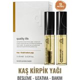 Quality Life Kaş Kirpik Serumu - Kaş Kirpik Bakım Yağı - Besleyici Uzatma Uzatıcı 20 ML Güçlendirici Bakım Serumu