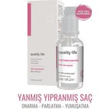 Quality Life Saç Bakım Yağı Argan Keratin Saç Bakımı Yağı Yanmış Yıpranmış Saçlar İçin Saç Bakım Hair Care Serum