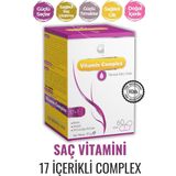 Quality Life Saç ve Tırnak Vitamini - Hair Vitamin B Complex - Biotin Tablet Keratin Selenyum Çinko Saç Dökülmesi