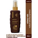 Quality Life Yoğun Bronzlaştırıcı Yağ - Güneşsiz Bronzlaştırıcı - 110 ML