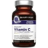 Quality of Life Advasorb Vitamin C With Pureway-C And Milk Thistle Bioperıne 60 Veg. Caps - aromasız