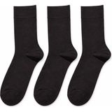 QUALITY WALKING 3’lü Erkek Bambu Dikişsiz Uzun Çorap Ince Yapı Klasik Şık Kullanım - 40 - 46 - Kahverengi
