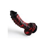 Quangdong Xise Toys Monster 23 Cm Red Black Realistik Dildo